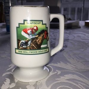 1938 Seabiscuit Hollywood Gold Cup Mug